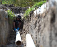 Plumber Installing New Piping