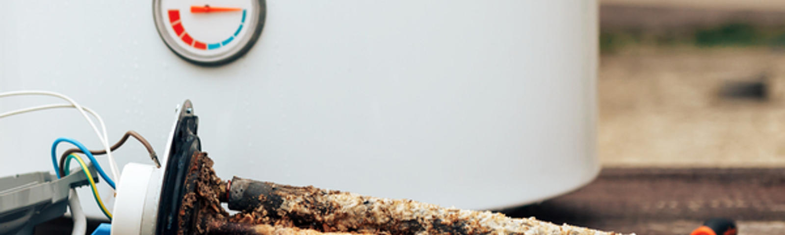 Rusted water heater