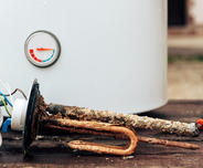 Rusted water heater