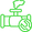 Gas pipe with wrench icon representing gas line services.