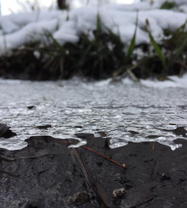 ice on ground