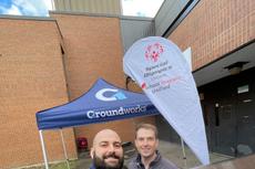 Groundworks tent at Toronto Basketball Showcase