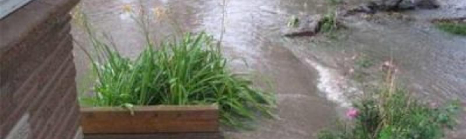 Flooding around home