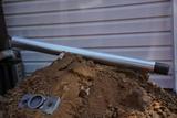 push pier on pile of dirt