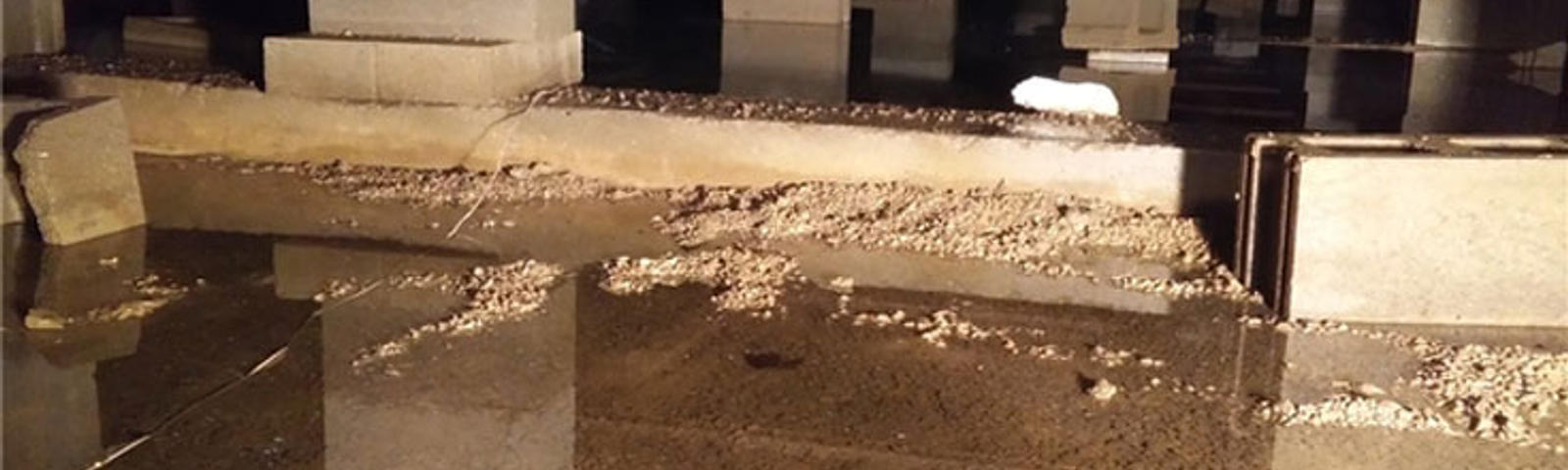 Standing water in crawlspace