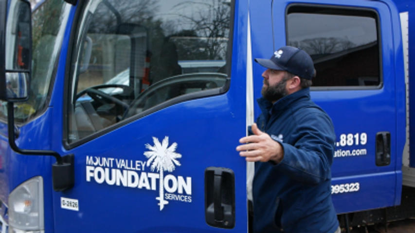 MVFS Crew and Truck showing logo