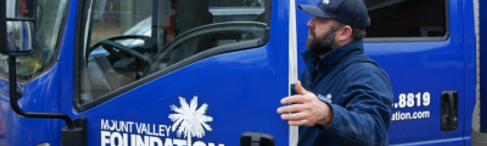 MVFS Crew and Truck showing logo