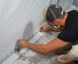 interior drainage installation