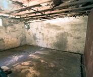 wet and musty basement