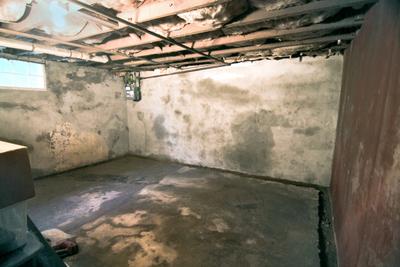 wet and musty basement