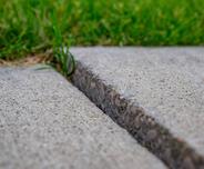 uneven concrete