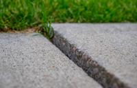 uneven concrete