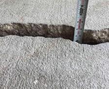 uneven and cracking concrete floor