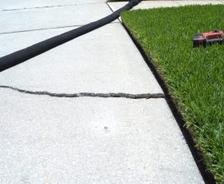 Cracked, Uneven Patio