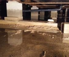 Water in crawl space