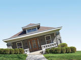 sinking house