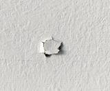 Nail pop in dry wall