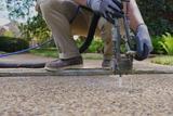 Concrete Lifting Installation with Poly Gun