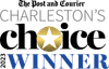 Charleston's Winner" text with a gold star in the center.