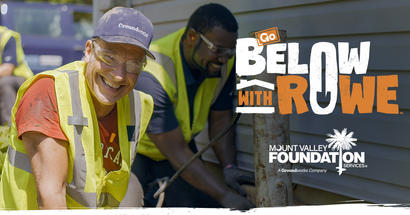 Go Below with Rowe Banner with MVFS Branding