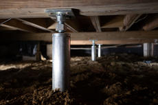 Series of IntelliJacks in crawl space