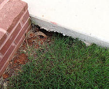 void under concrete sidewalk