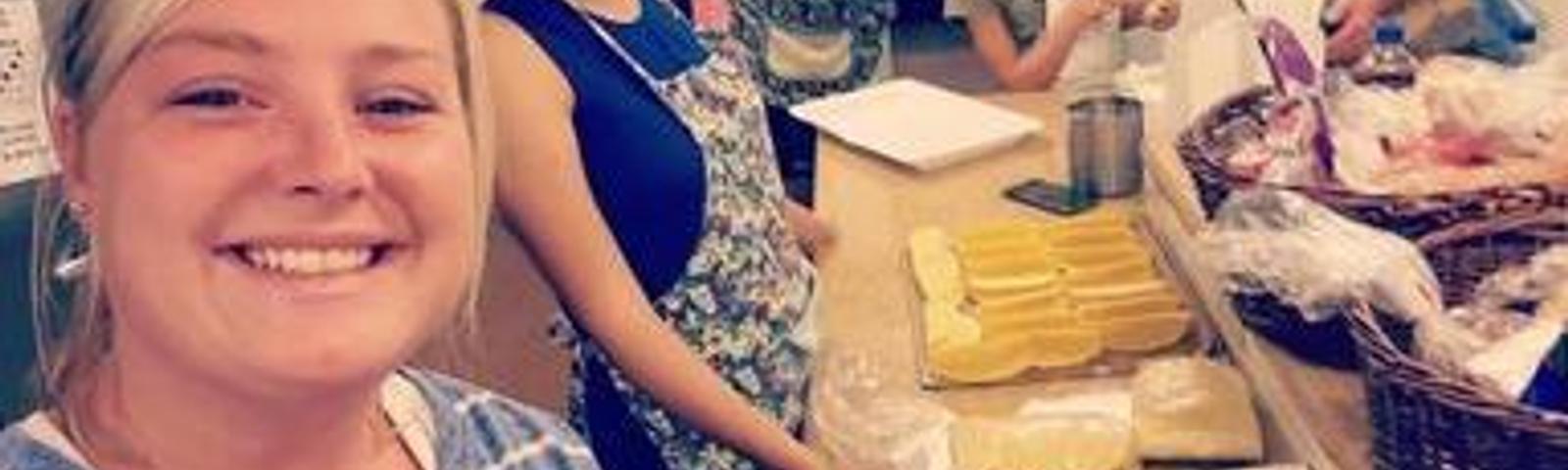 SECU Family House Enjoys Homemade Meal From Tar Heel Basement Team