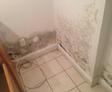Water stains on interior wall