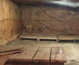 padded crawlspace before encapsulation