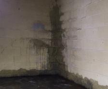 Humidity and water stains in basement