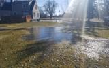 Yard flooding with bad drainage system