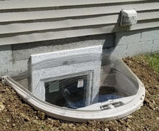 Egress window well cover.