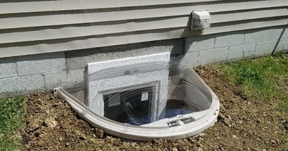 Egress window well cover.