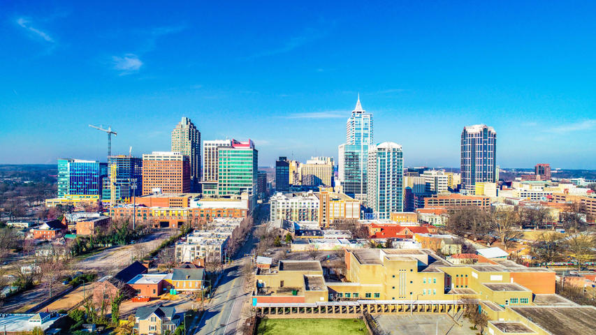 Raleigh skyline