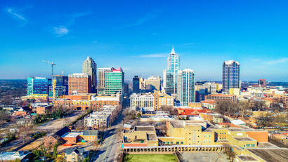 Raleigh skyline