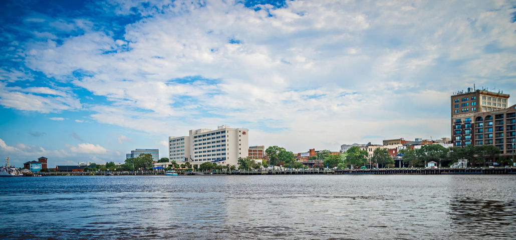 Wilmington from across the river
