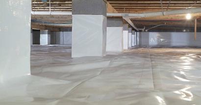An encapsulated crawl space