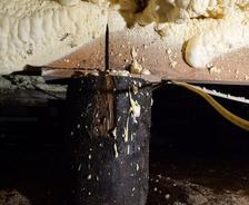spray foam insulation in crawl space