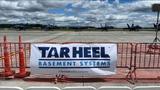 Tar Heel Basement Systems banner at the 2024 Cherry Point Air Show