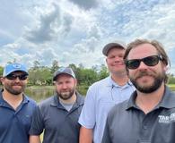 Tar Heel Basement Systems team at the 18th Annual UNCW Seahawk Club Golf Tournament