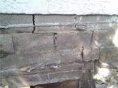 Cracks in brick foundation