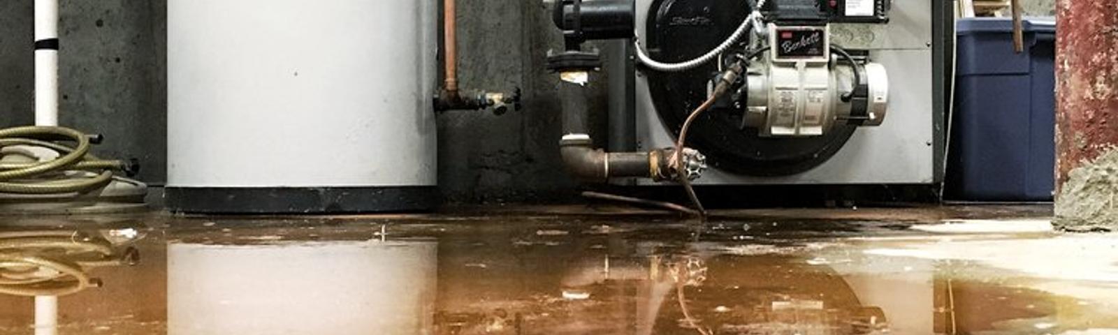 flooded basement