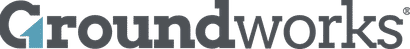 Groundworks logo with a stylized blue 'G' on a white background.