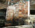 Wet crawl space