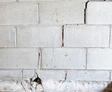 Stair step in foundation wall