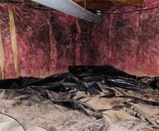 Bad Insulation in Crawl Space