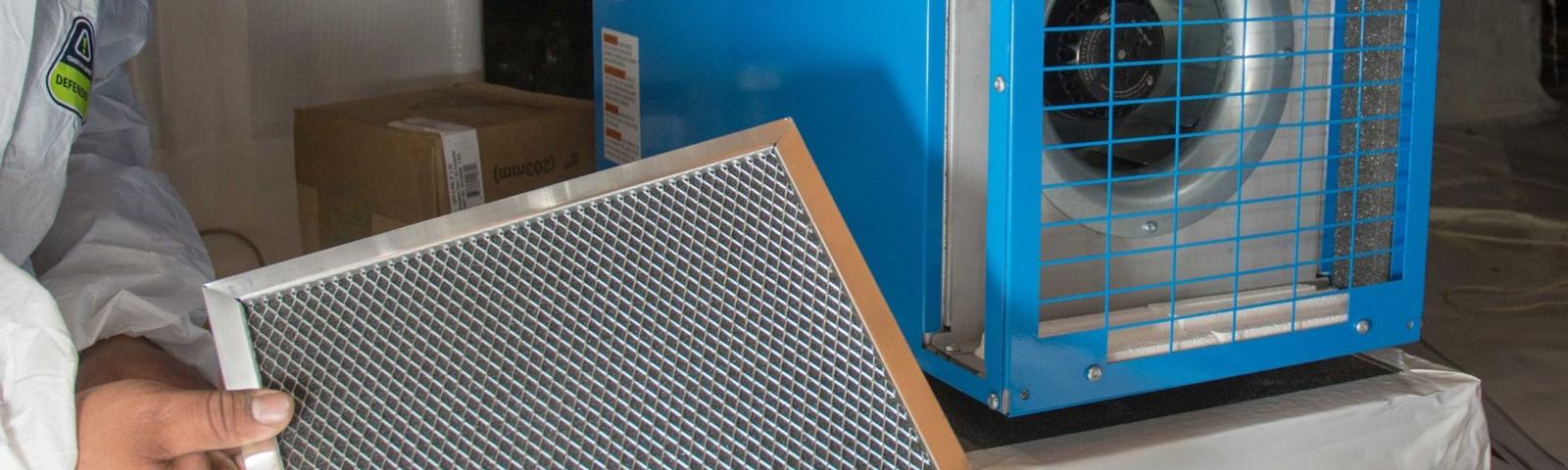 crew hold crawl space dehumidifier screen