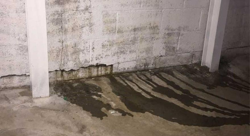 Wall and Floor Leak in Basement