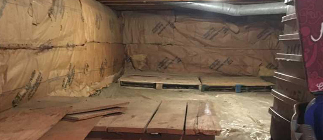 before crawl space encapsulation