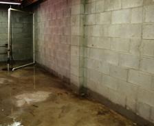 Flooded basement